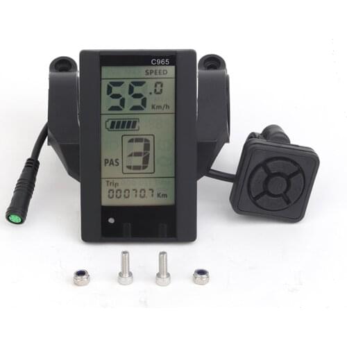 Bafang C965 LCD Display Speed Indicator Electric Bicycle Conversion Mid Motor Hub Motor BBS01B BBS02B 36V 48V 750W E-bike Kits