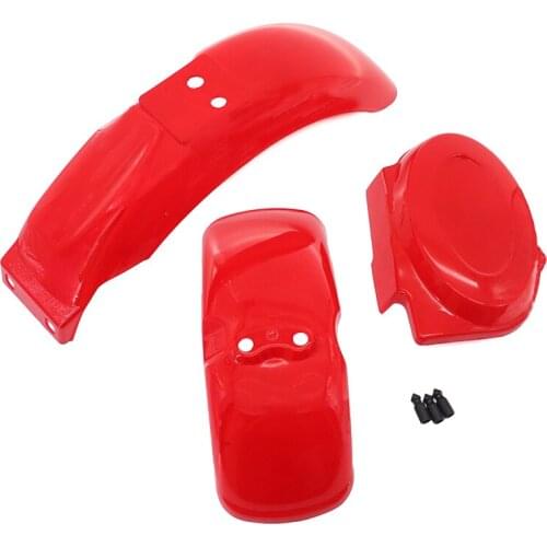 1 set of plastic front rear fender guard with left for honda monkey z50 z50r 50j z50 gorilla bicycle motorcycle parts
