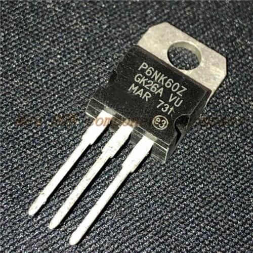 10PCS/LOT STP6NK60Z P6NK60Z TO-220 TO220 new original In Stock