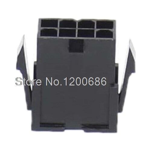 2 * 4p ATX EPS Molex 4.2mm 5559 8pin 8P Female Power Connectors Housing plastic shell