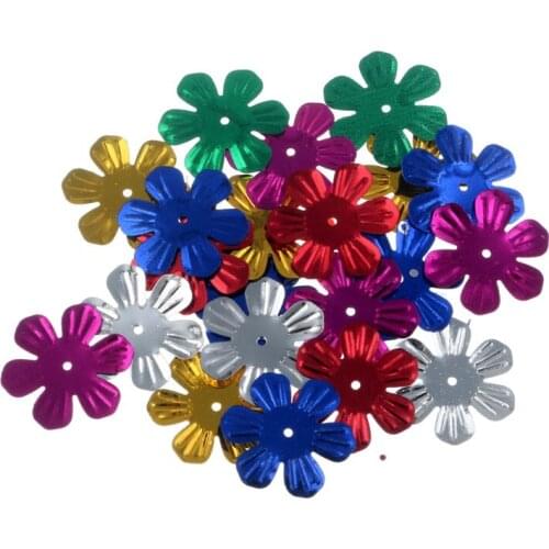 30g Perforated Flowers Lentejuelas/Loose Sequins Paillette Sewing Craft For Decoration Garment Cloth Embroidery Accessories