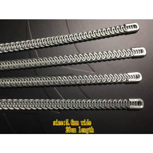 6pcs 5.6mm 20cm Wide Steel Bone Boning Corset Making Sewing Supplies Bodice