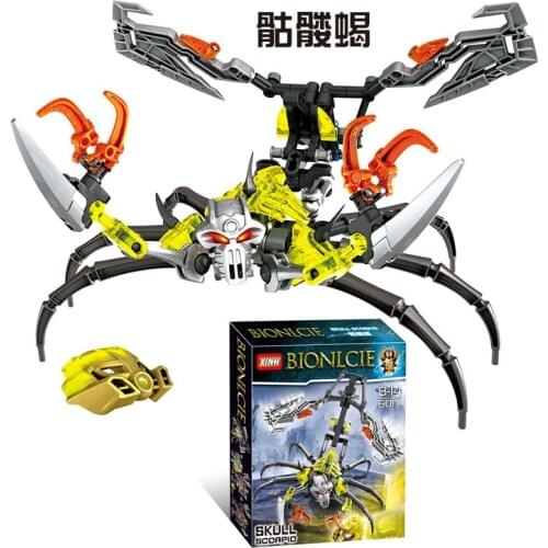 Biochemical soldiers BIONICLE educational building blocks toys, Hand do model of the robot. Gifts for children