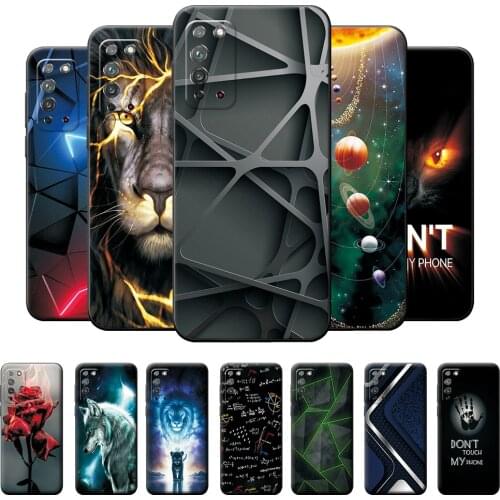 Case For Huawei Honor X10 Case Huawei Honor X10 Wolf Cute Cover Bumper on Honor X10 X 10 Shockproof Silicone Phone Case Coque