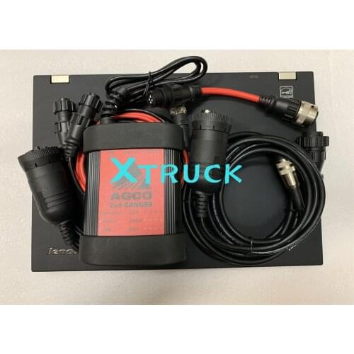 For AGCO CANUSB DIAGNOSTIC Tool for AGCO FENDT agricultural tractors truck diagnostic AGCO FenDias CANUSB Link+T420 laptop