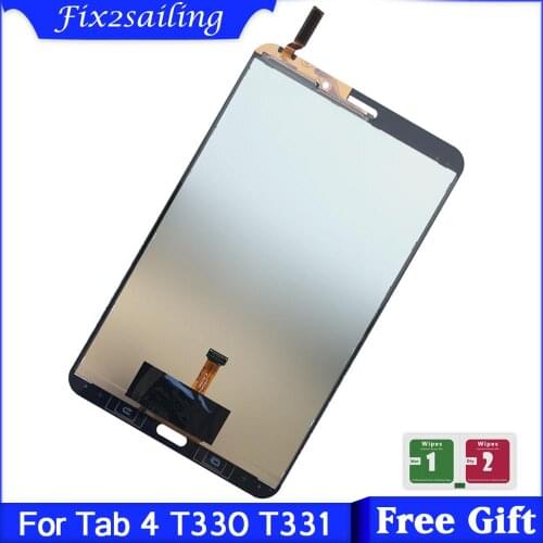 For Samsung Galaxy Tab 4 8.0 SM-T330NU T330 T331 SM-T331 LCD Display Touch Screen Digitizer Full Assembly Panel Replacement