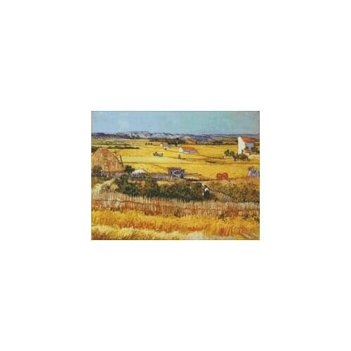 Xiaoyi cotton self-matching cross stitch Cross stitch RS cotton comes with no prints Van Gogh wheat field