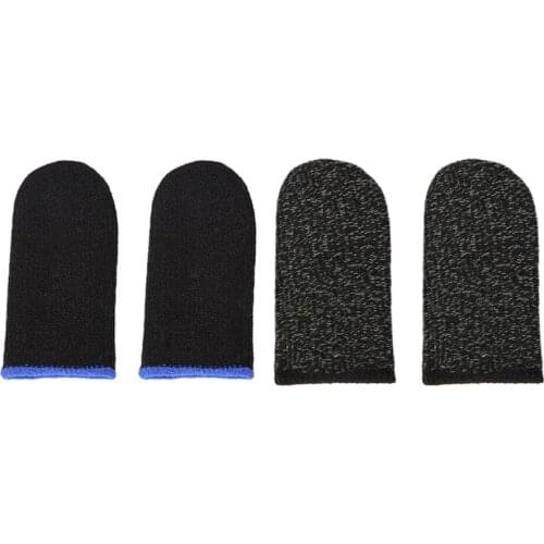 Mobile Game Controller Finger Sets Anti-Sweat Game Finger Cots Touch Screen Ultra-Thin Breathable Non-Slip Finger Cots