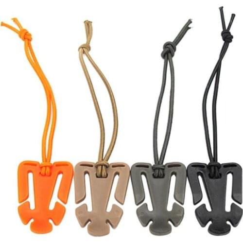 Molle Backpack Carabiner EDC Tool Elastic Rope Webbing Buckle Outdoor Travel Kit for Outdoor Camping Hiking Climbing Accessories