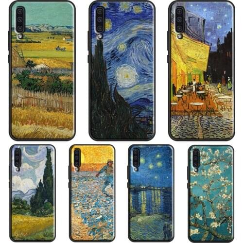 Oil Painting Van Gogh Case For Samsung A52 A12 A32 A72 A21S A20e A21S A31 A51 A71 A10 A02S A50 A70 Back Cover