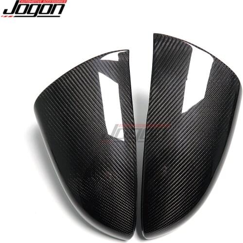 LHD Real Carbon Fiber Rear View Shell Cap For Lexus IS RC 200t 300 350 RC F SPORT Side Mirror Cover Car Accessories
