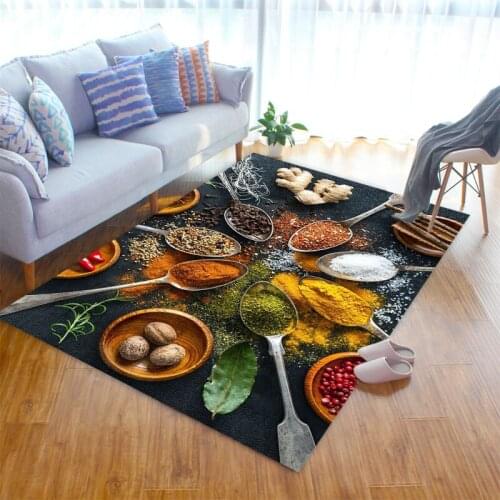 Spice Pattern Livingroom Carpet Bedroom Bedside Decor Children Mat Kids Room Hallway Large Rug Outdoor Rug Fluffy Rug
