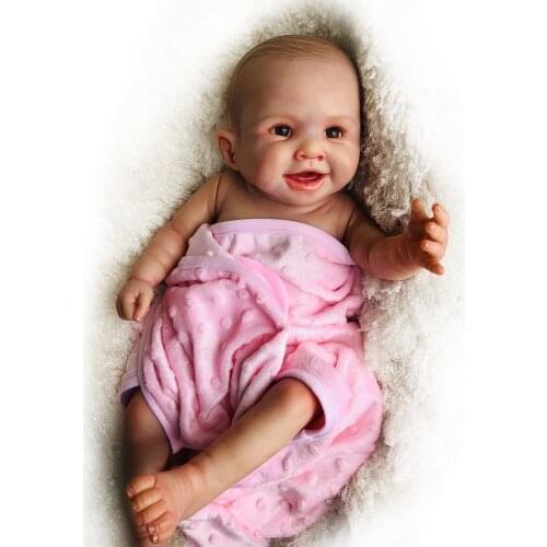 50 cm 20" Bebe Reborn Full Body Silicone Reborn Boy Doll Bonecas Infantil Meninas Boneca Reborn Toys for Children Doll Reborn