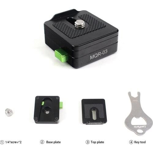 Lanparte Flat Version Monitor Quick Release Adapter with 1/4 Screw
