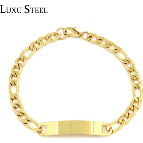LUXUSTEEL Silver Bracelets