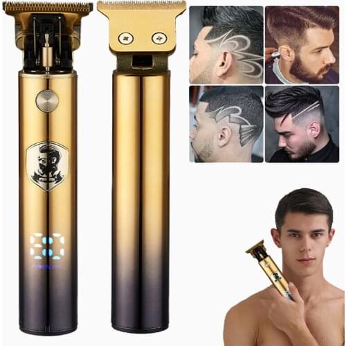 Mens Hair Clippers Cordless Rechargeable Led Display Beard Trimmer Professional Hair Cutting Kit for Home Hair Cutter Tool