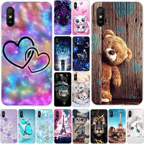 Soft Silicone Case For Xiaomi Redmi 9A Case Soft TPU Phone Cases For Xiaomi Redmi 9A Redmi9A 9 A Case Back Cover Shell Fundas