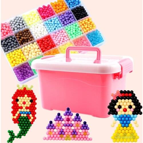 DIY Water Beads Set Toys for Children Montessori Education Brain Magic Box Kids Handmade Toys for Baby Girls Boys 3 5 7 8 Years