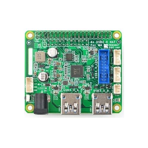 NanoPi M4 Dedicated PCIe to USB3.0 Development Expansion Board, PCIex2 High-speed Transmission