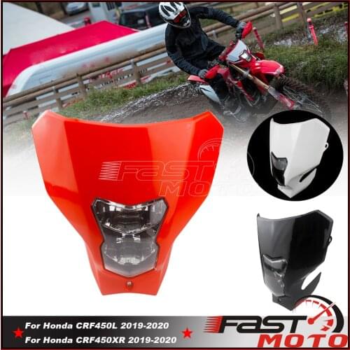 Dirt Bike Dual Sport Offroad Supermoto Headlight E13 Front Head Light MX Enduro for Honda Kawasaki Yamaha CCRF450L CRF450 XR