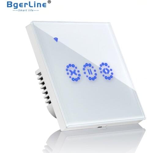 Smart Life EU Wifi Curtain Touch Switch Smart for Electric Curtains / Rolling Shutters Work Google Home Alexa Voice Control