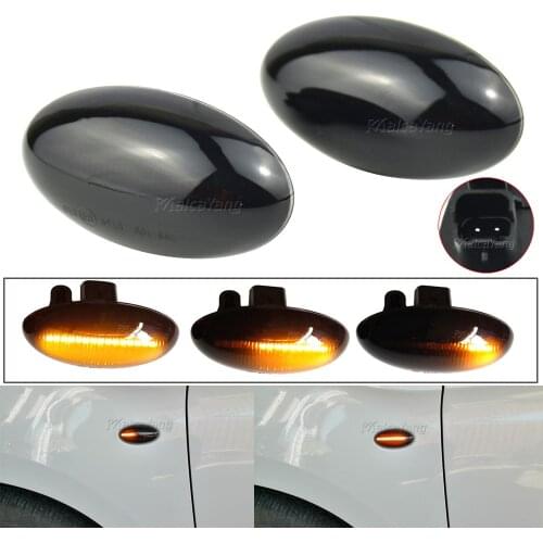 For Citroen C1 C2 C3 C5 Berlingo LED Turn Signal Light Dynamic Side Marker Sequential Blinker For Peugeot 307 206 207 407 Expert