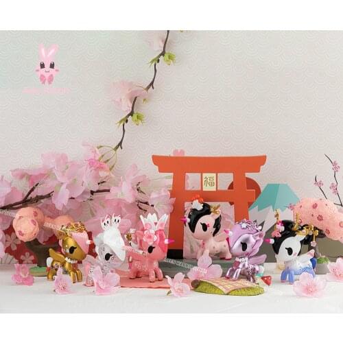 Special Offer Tokidoki Unicorno Cherry Blossoms Unicorn Blind Box Toys Guess Bag Cute Doll Blind Bag Toys Anime Figures Gift