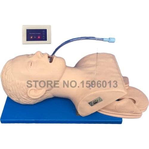Electronic Adult Trachea Intubation Training Model,Intubation Trainer Head with Alarm Device