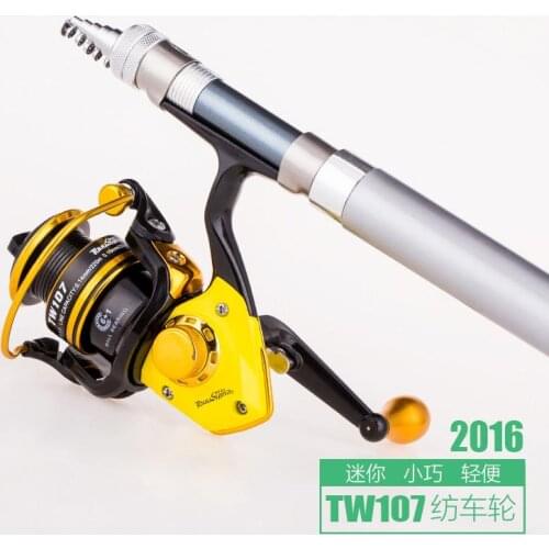 1PCS metal Tokushima fishing reel TW107 mini fishing reel, metal wire cup, spinning reel accession