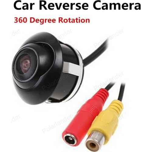 Freeshipping Night Vision CCD Car Rear & Front View Camera Upgrade Section Parking Camera with 360 Degree Rotation