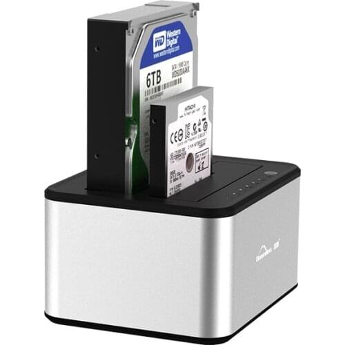 5GBPS 3TB SATA USB3.0 2.5''3.5'' HDD Docking Station External Storage Enclosure with CE/FCC/3C/ROHS Hard Disk Case hdd docking