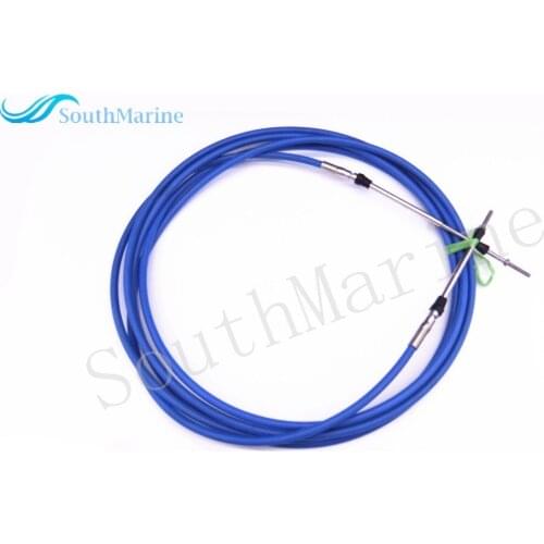 17ft Remote Control Throttle Shift Cable for Yamaha Tohatsu Steering System Blue 5.18m Boat Engine Outboard Motor