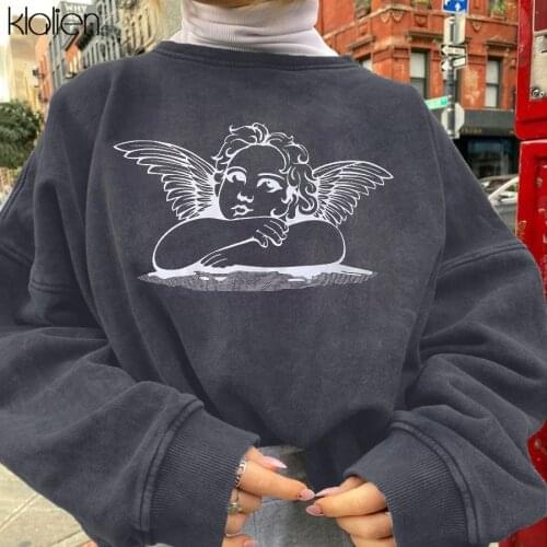 KLALIEN Women's Sweatshirts With Print