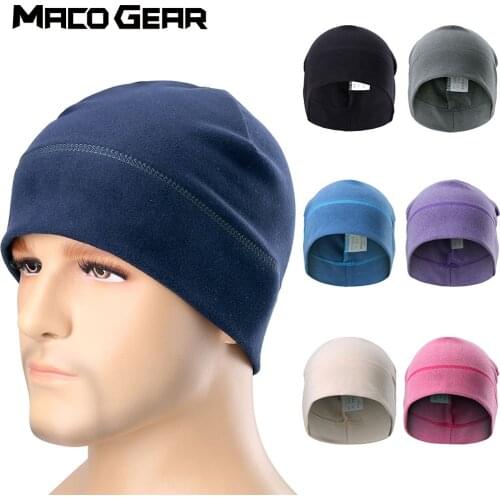 Cold Weather Warmer Hats Red Thermal Running Cap Fishing Snowboard Hiking Cycling Soft Windproof Ski Sport Hat Men Women Winter