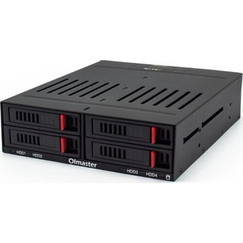 2020 New HE-2006 4x2.5\" Slots SATA Internal Rack Hard Drive Case HDD SSD Enclosure Cover