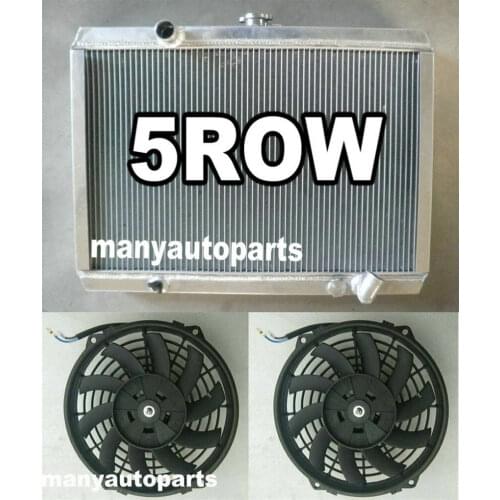 56mm New Aluminum Radiator & 2*FANS For Mitsubishi Starion 2.0 Turb