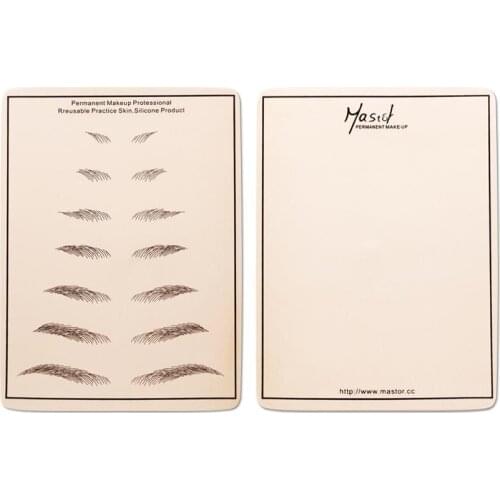 Permanent Makeup Microblading Tattoo Eyebrow Practice Skin