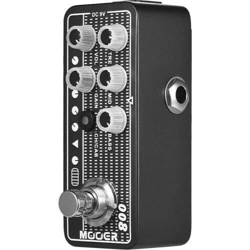 MOOER MICRO PREAMP Series 008 Cali-MK 3 Californian Session Combo Digital Preamp Preamplifier Guitar Effect Pedal True Bypass