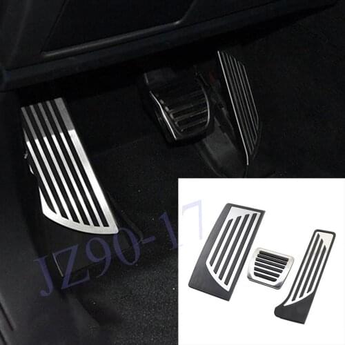 Anti-slip Stainless Steel Foot Rest No Drilling Footrest Pedal Pad Cover Fit For Alfa Romeo Giulia Stelvio 2017 2018 Accessories