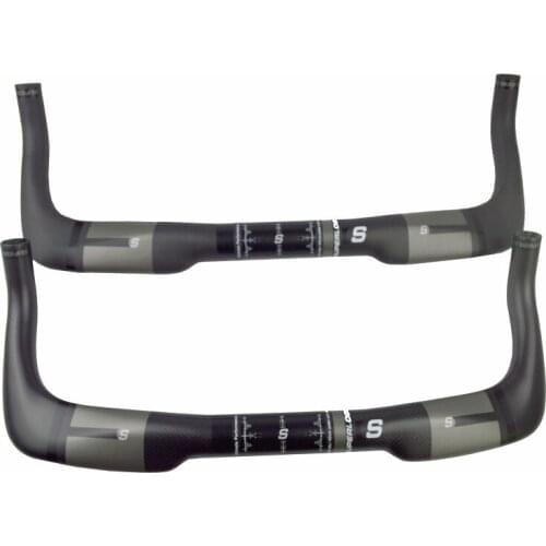 New Full Carbon SUPERLOGIC TT bar Rest Handlebar Bicycle Parts road bike cycling Bicycle Accessories 380-460mm 3k matte