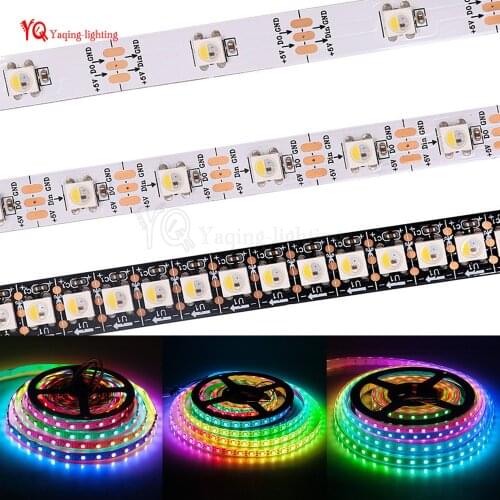 SK6812 RGBW (similar ws2812b) 4 in 1 1m/4m/5m 30/60/144 leds/pixels/m;individual addressable led strip IP30/IP65/IP67 DC5V