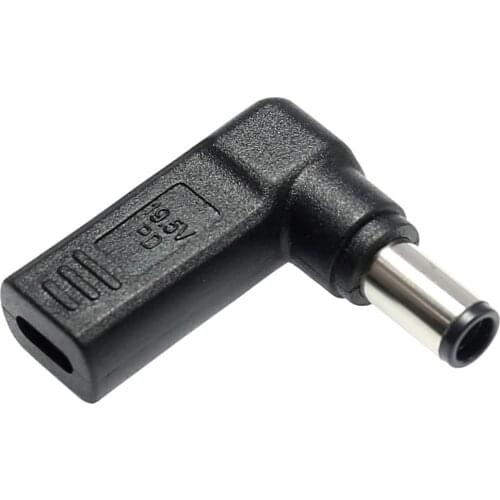 PD Charger Connector Type-C To 7.4*5.0mm DC Tip Converter For DELL Notebook 19.5v 20v Laptop Adaptor 7.4x5.0