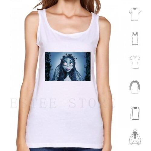 Corpse Bride Tank Tops Vest Cotton Wes Anderson Movies Cool Hip Hipster Vintage Symmetry Orange Retro Indie Arty Cinema