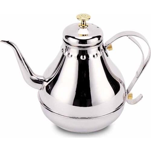 Thicken stainless steel teapot with filter Hotel restaurant with cooker tea long mouth big teapot 1.6L1.8L