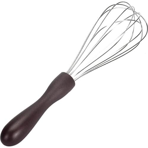 Kapmore 1pc Egg Whisk Stainless Steel Lightweight Wire Whisk Balloon Whisk Kitchen Utensil Egg Tools Accessories