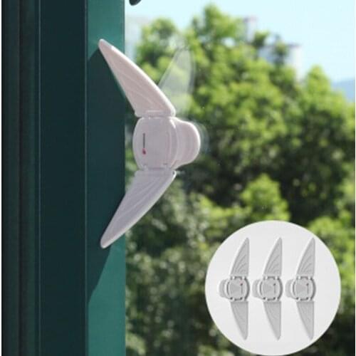 Children Safety Lock for Sliding Door Window Baby Protection Lock Drawer Cabinet Door Wardrobe Anti-pinch Wings Kids Safety Lock