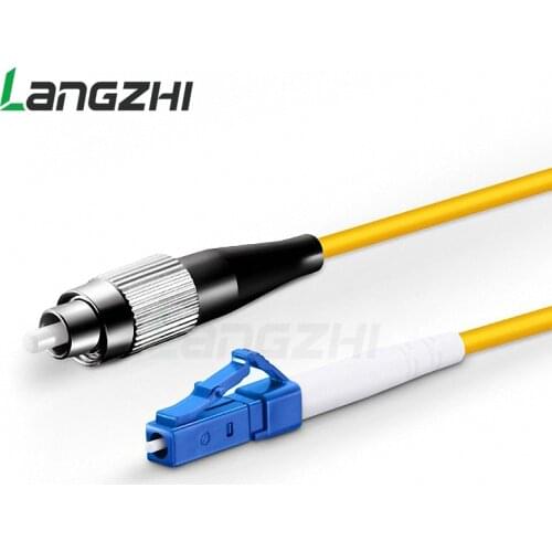 10 PCS LC UPC to FC UPC Simplex 2.0mm 3.0mm PVC Single Mode Fiber Patch Cable jumper fiber patch cord fibra optica