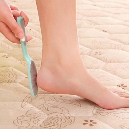 2pcs/set Random Color Hand Foot Feet File Exfoliating Scrub Rub Board Dead Skin Removal Calluses Remover Pedicure Foot Care Tool