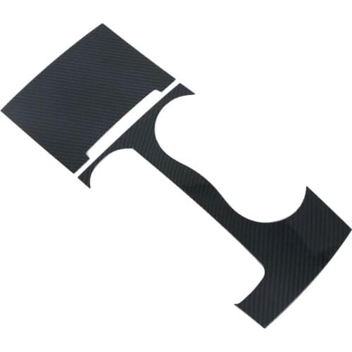 2pcs Carbon Fiber Style Console Gear Shift Panel Cover Trim Fit for Acura TLX 2015-2020