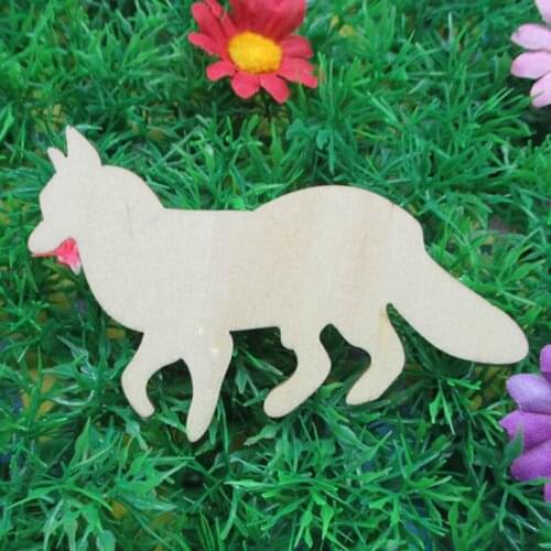 20pcs/lot) Blank unfinished wooden Police dog crafts supplies laser cut rustic wood wedding DIY 93*41mm 017001054
